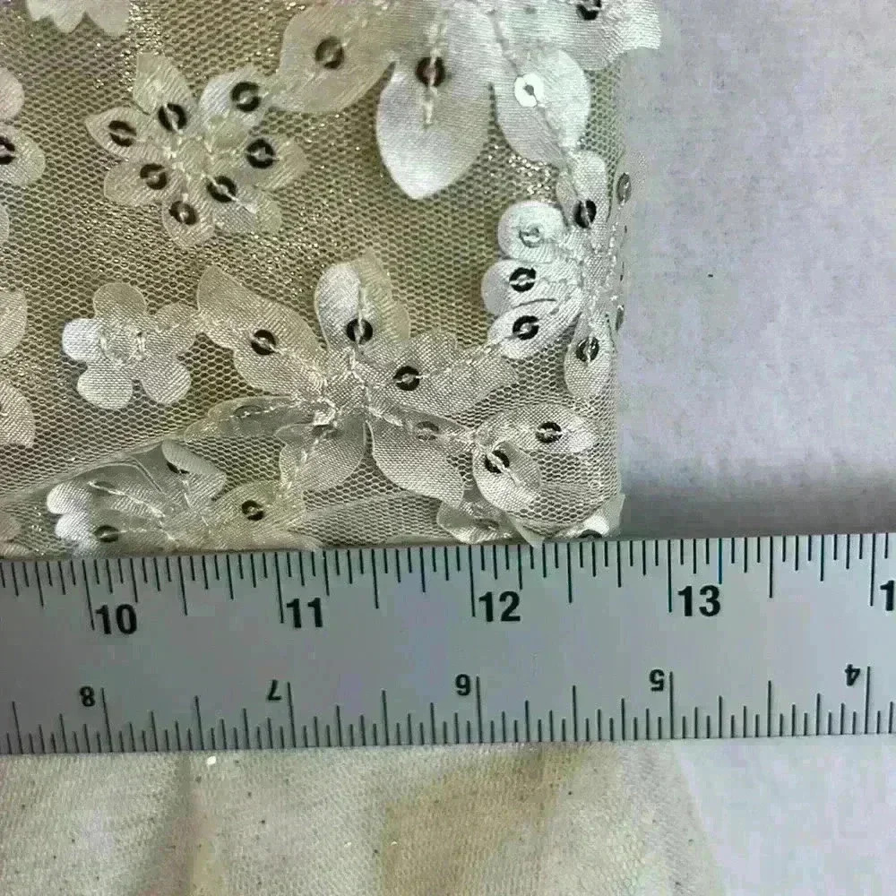 Jona Michelle Dress Ivory / Cream Girls Size 12 Wedding Party Holiday Birthday - Picture 7 of 9